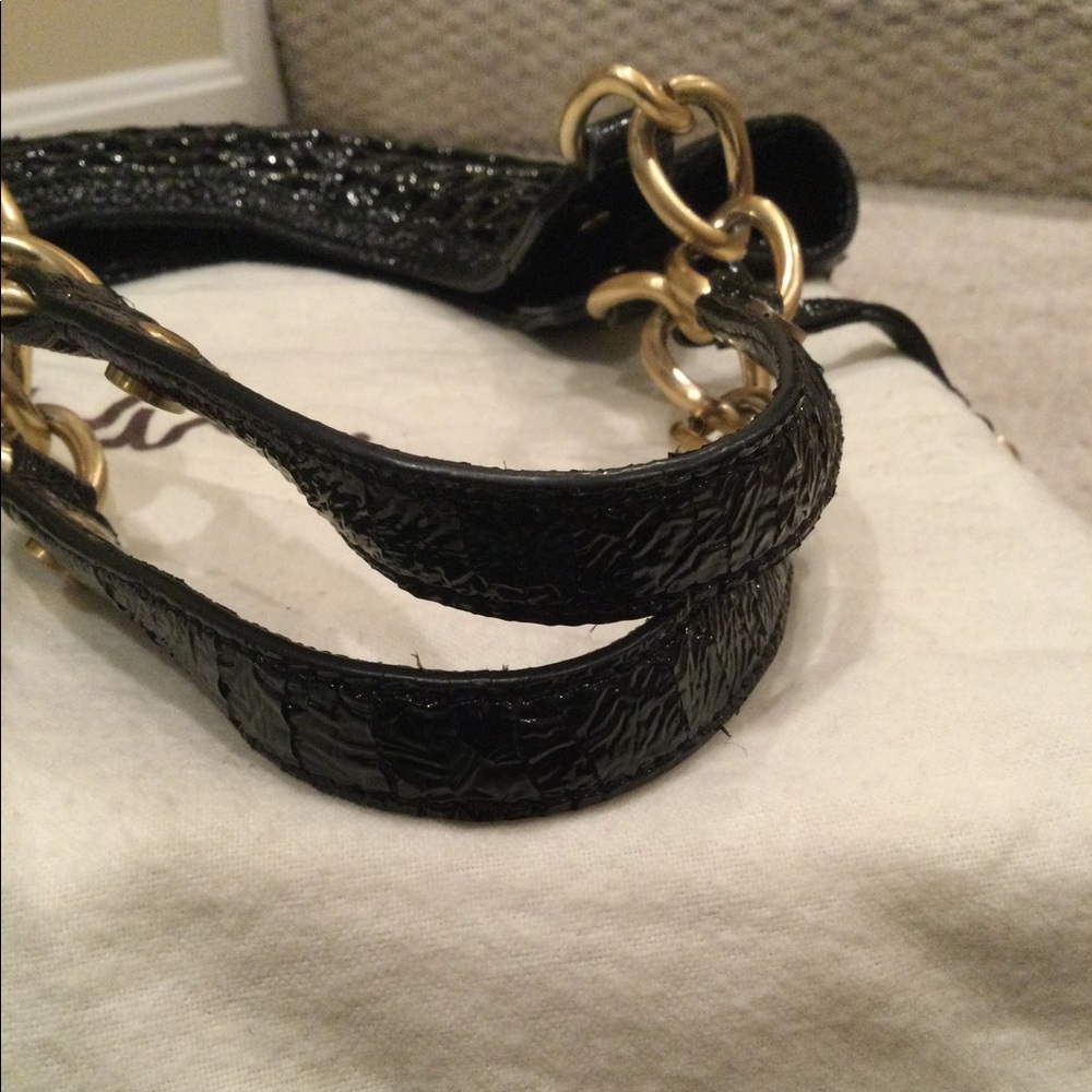 Cole Haan black patent satchel - Picture 13 of 14